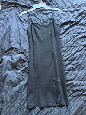 Forever 21 Black Mini Slip Dress